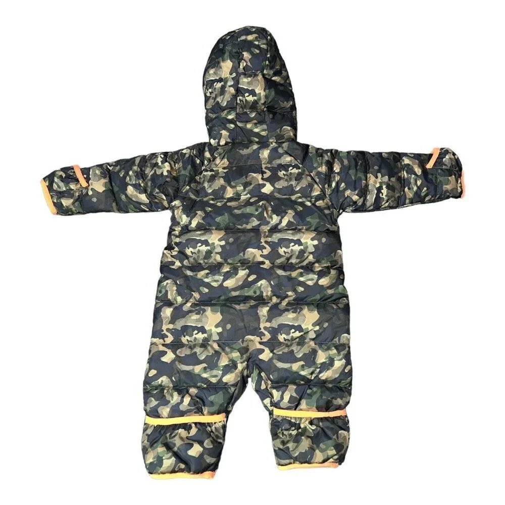 NWT NIKE Cire Insulated Snowsuit Camo Fleece Lined Sz 6M